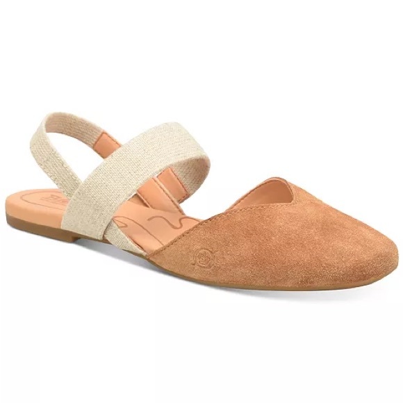 Born Tan Women's Chulu Flats with Elastic Strap. Size 9 - Picture 7 of 7